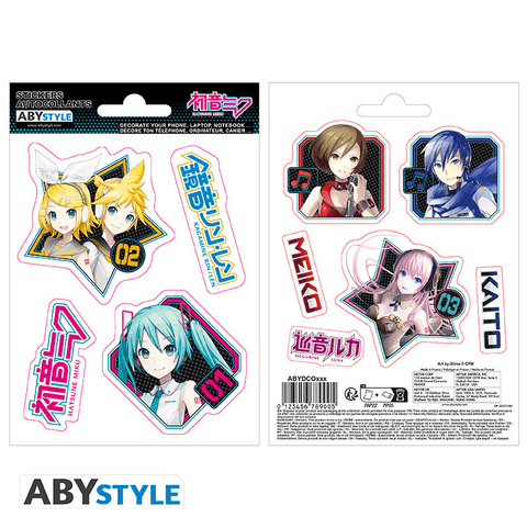 Stickers 16x11cm Hatsune Miku - Characters