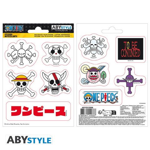 Stickers 16x11cm One Piece - Emperor Skulls