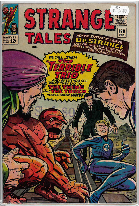 Strange Tales (1st Series) #129 VERY GOOD-