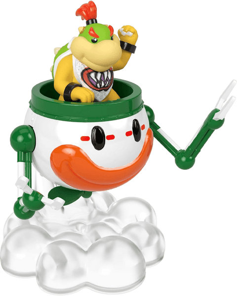 Super Mario Hot Wheels Die-Cast Vehicles 2-Pack 1/64 Mario & Bowser Jr.