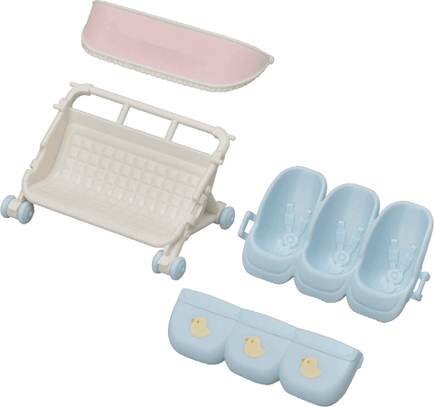 Sylvanian Families - Triplet Stroller