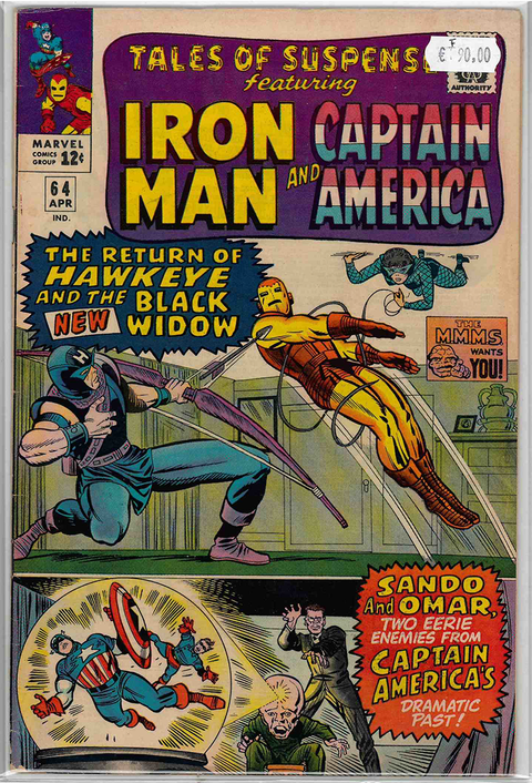 Tales of Suspense #64 FINE