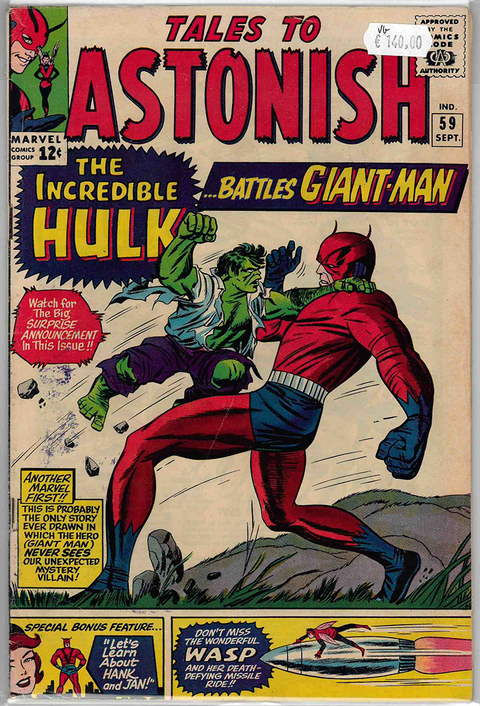 Tales to Astonish 1st Series #59 VERY GOOD