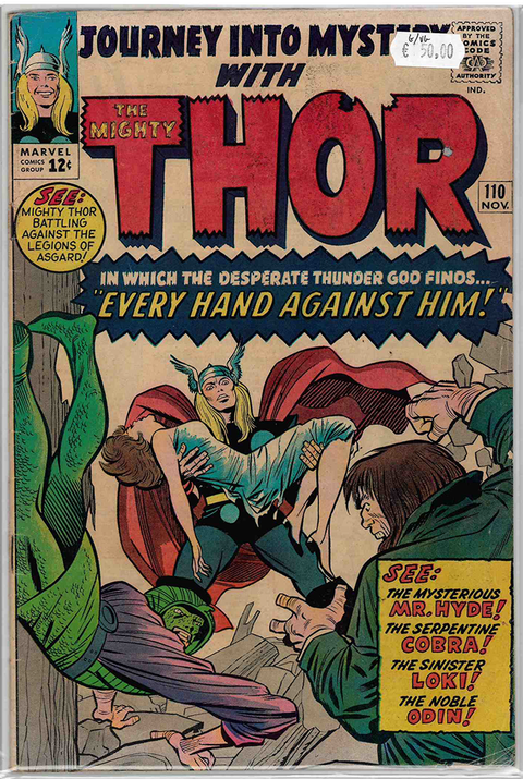 Thor 1st Series (Journey into Mystery) #110 GOOD/VERY GOOD