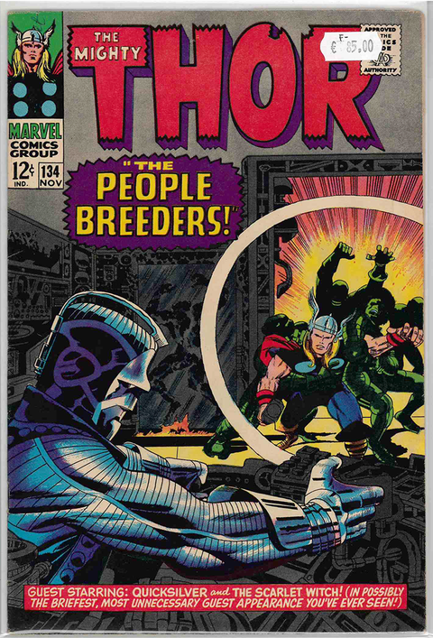 Thor 1st Series #134 FINE-