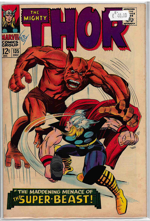 Thor 1st Series #135 FINE-