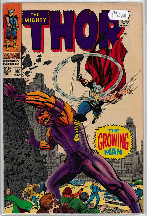Thor 1st Series #140 FINE+