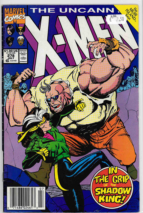 Uncanny X-Men 1st series #278 GOOD/VERY GOOD