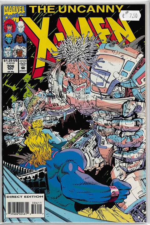 Uncanny X-Men 1st series #306 VERY FINE