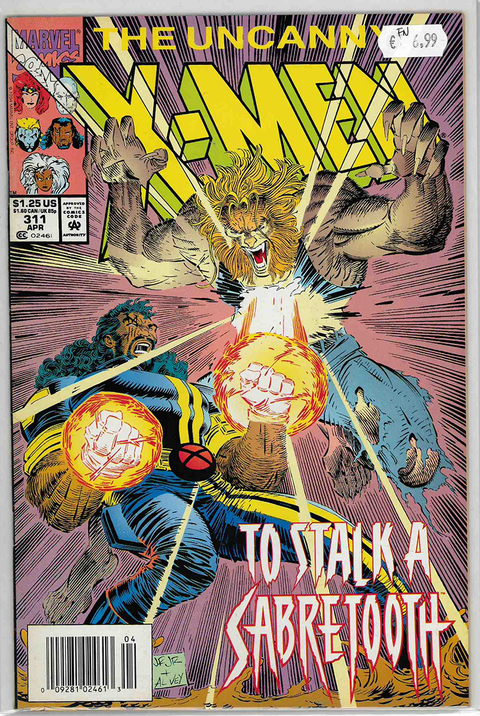 Uncanny X-Men 1st series #311 FINE