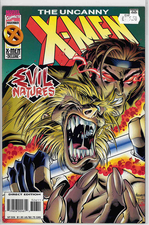 Uncanny X-Men 1st series #326 FINE/VERY FINE