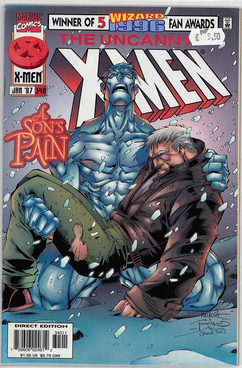 Uncanny X-Men 1st series #340 FINE/VERY FINE