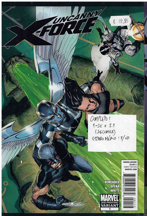 COMPLETE SET Uncanny X-Force #1-35, by Rick Remender