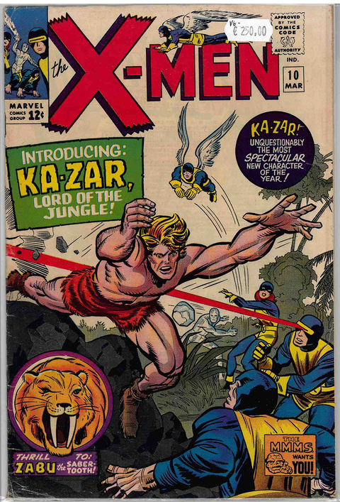 Uncanny X-Men 1st series #10 VERY GOOD-