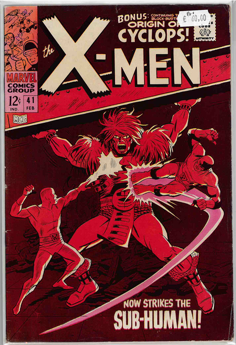 Uncanny X-Men 1st series #41 VERY GOOD+