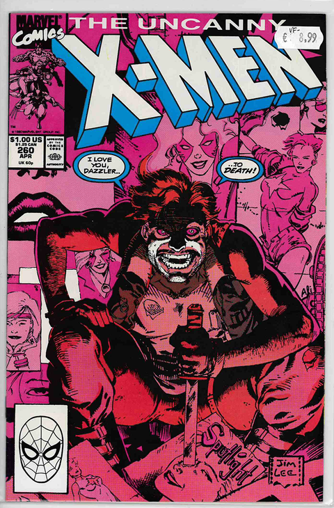 Uncanny X-Men 1st series #260 VERY FINE-