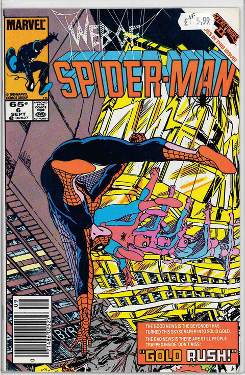 Web of Spider-Man (1st Series) #6 VERY FINE