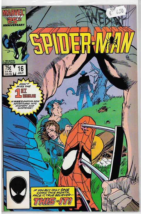 Web of Spider-Man (1st Series) #16 FINE/VERY FINE