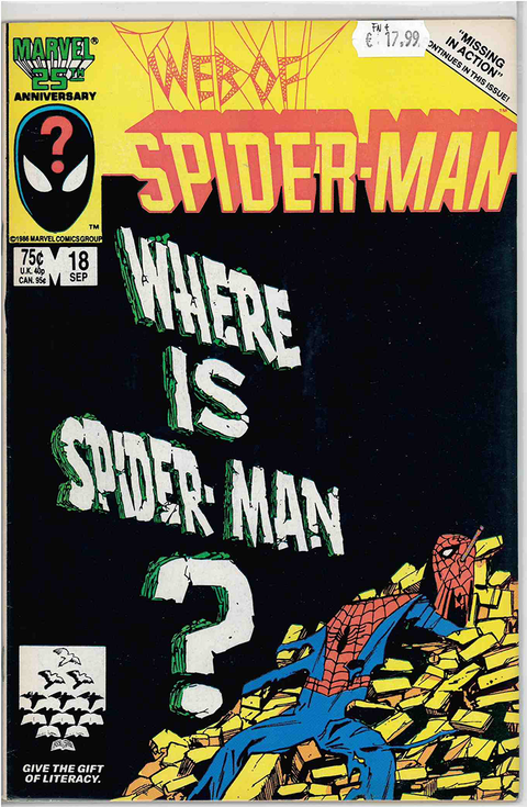 Web of Spider-Man (1st Series) #18 FINE+
