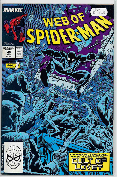 Web of Spider-Man (1st Series) #40 FINE+