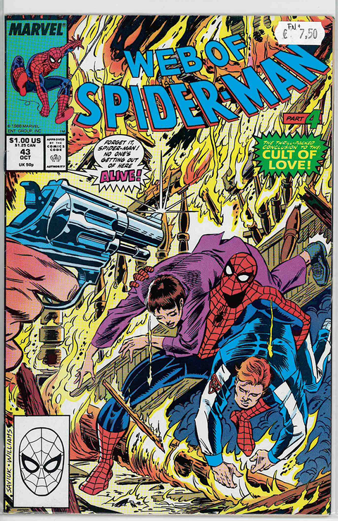 Web of Spider-Man (1st Series) #43 FINE+