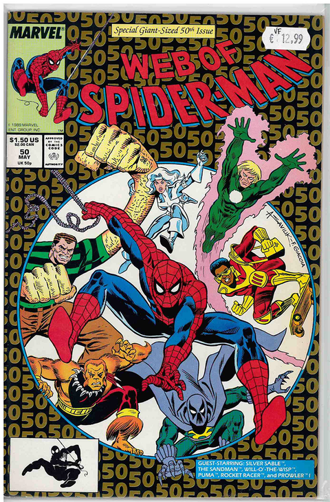 Web of Spider-Man (1st Series) #50 VERY FINE