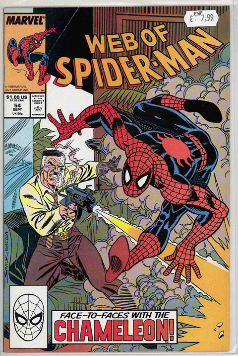 Web of Spider-Man (1st Series) #54 FINE/VERY FINE