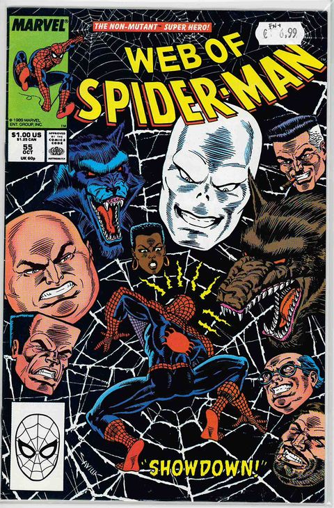 Web of Spider-Man (1st Series) #55 FINE+
