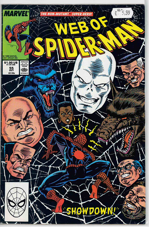 Web of Spider-Man (1st Series) #55 VERY GOOD+
