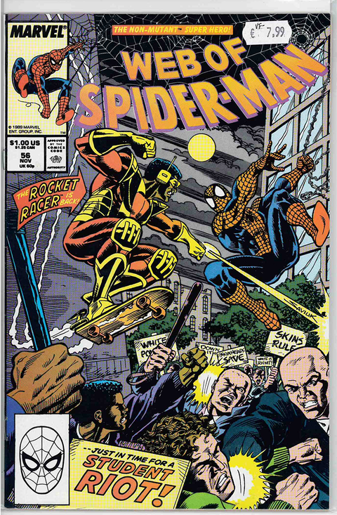 Web of Spider-Man (1st Series) #56 VERY FINE-
