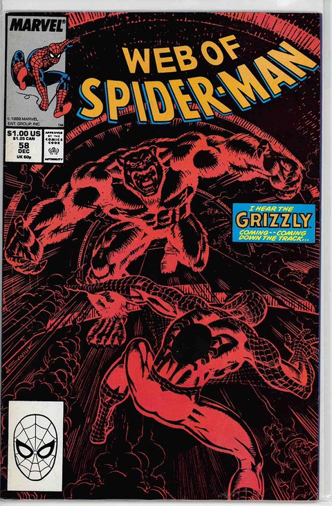 Web of Spider-Man (1st Series) #58 VERY FINE-