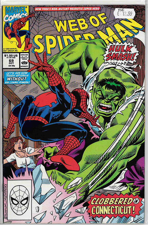 Web of Spider-Man (1st Series) #69 FINE/VERY FINE