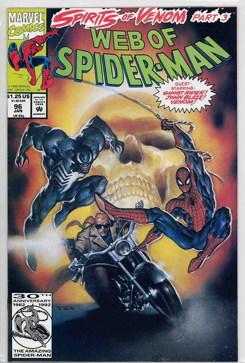 Web of Spider-Man (1st Series) #96 VERY FINE