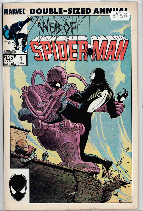 Web of Spider-Man (1st Series) Annual #1 FINE/VERY FINE