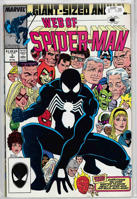 Web of Spider-Man (1st Series) Annual #3 FINE/VERY FINE