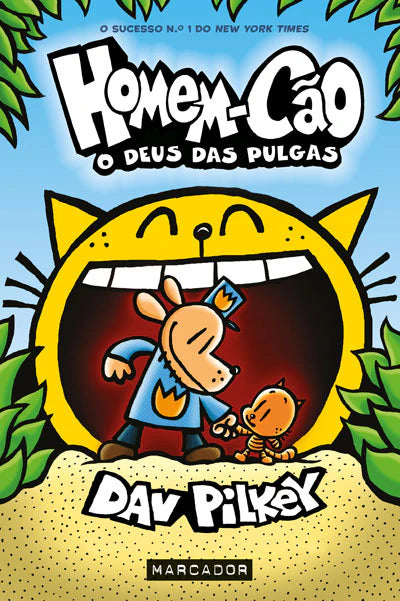 Homem-Cão Vol.05 - O Deus das Pulgas, de Dav Pilkey (Ed.Portuguesa)