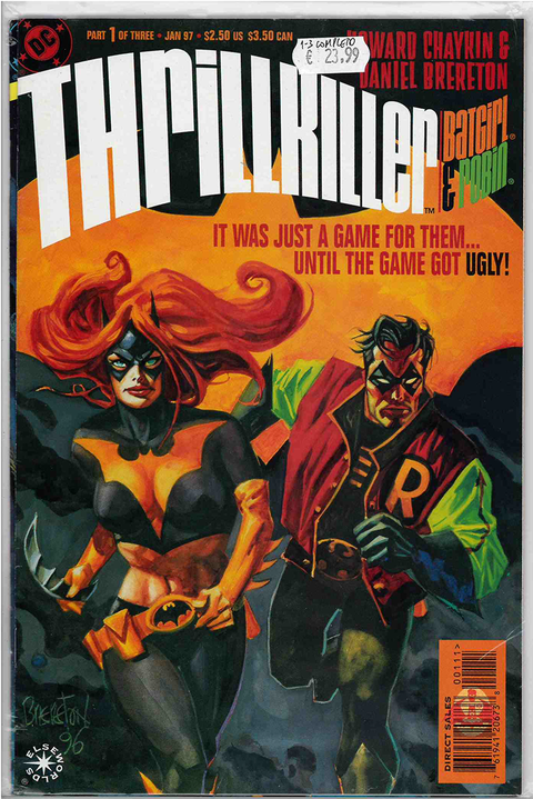 COMPLETE SET Thrillkiller: Batgirl & Robin #1-3, by Howard Chaykin & Dan Brereton